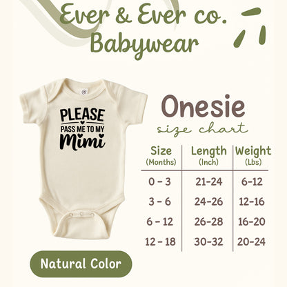 Please Pass Me To My Mimi Onesie Babywear Product