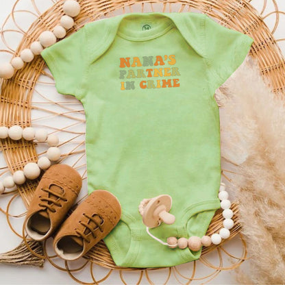 Nana's Partner In Crime Baby Onesie product