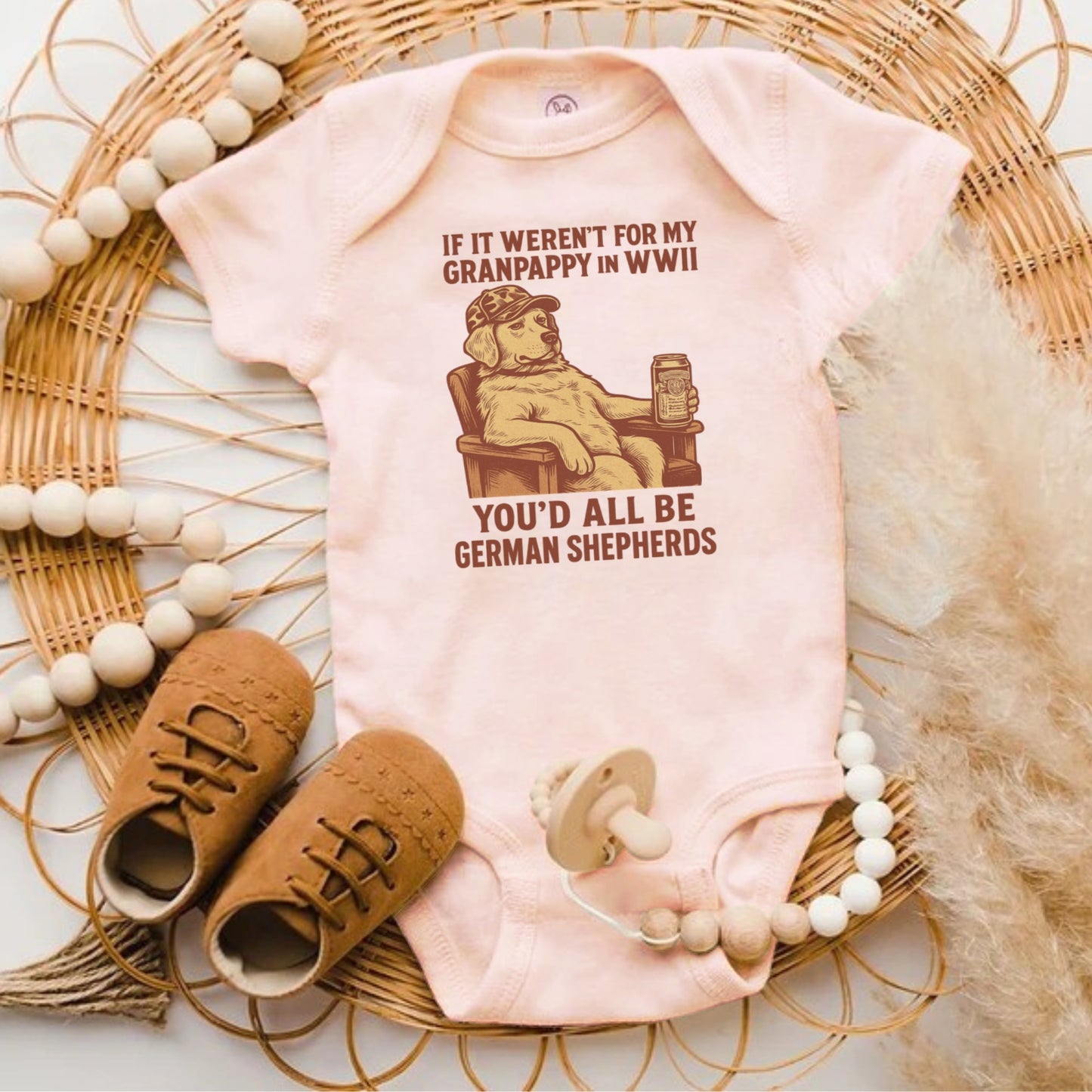 Funny WWII Grandpa German Shepherd Onesie product