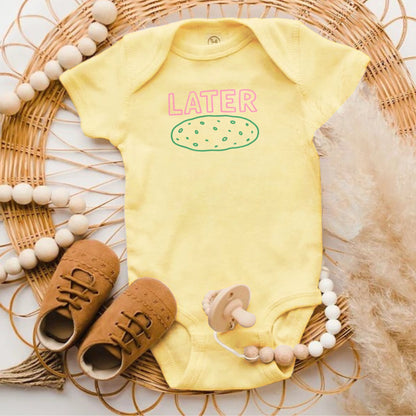 Later Donut Design Infant Bodysuit Baby Clothing product