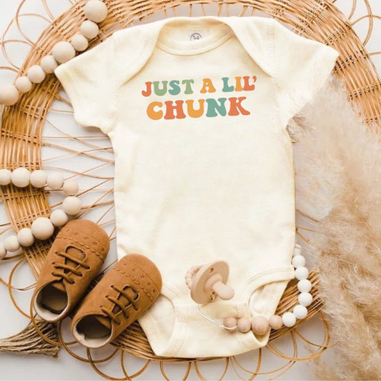 Just A Lil' Chunk Adorable Baby Onesie Product