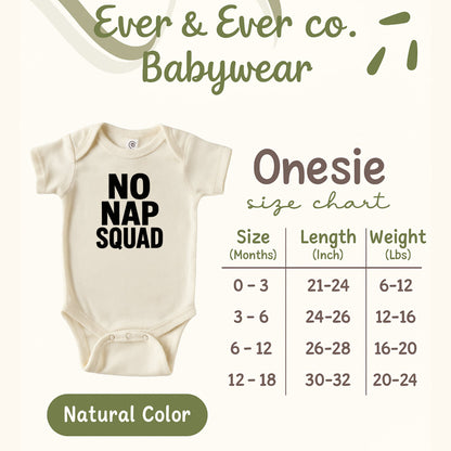 No Nap Squad Onesie Babywear product type