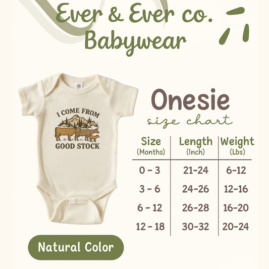 I Come From Good Stock Babywear Onesie product type
