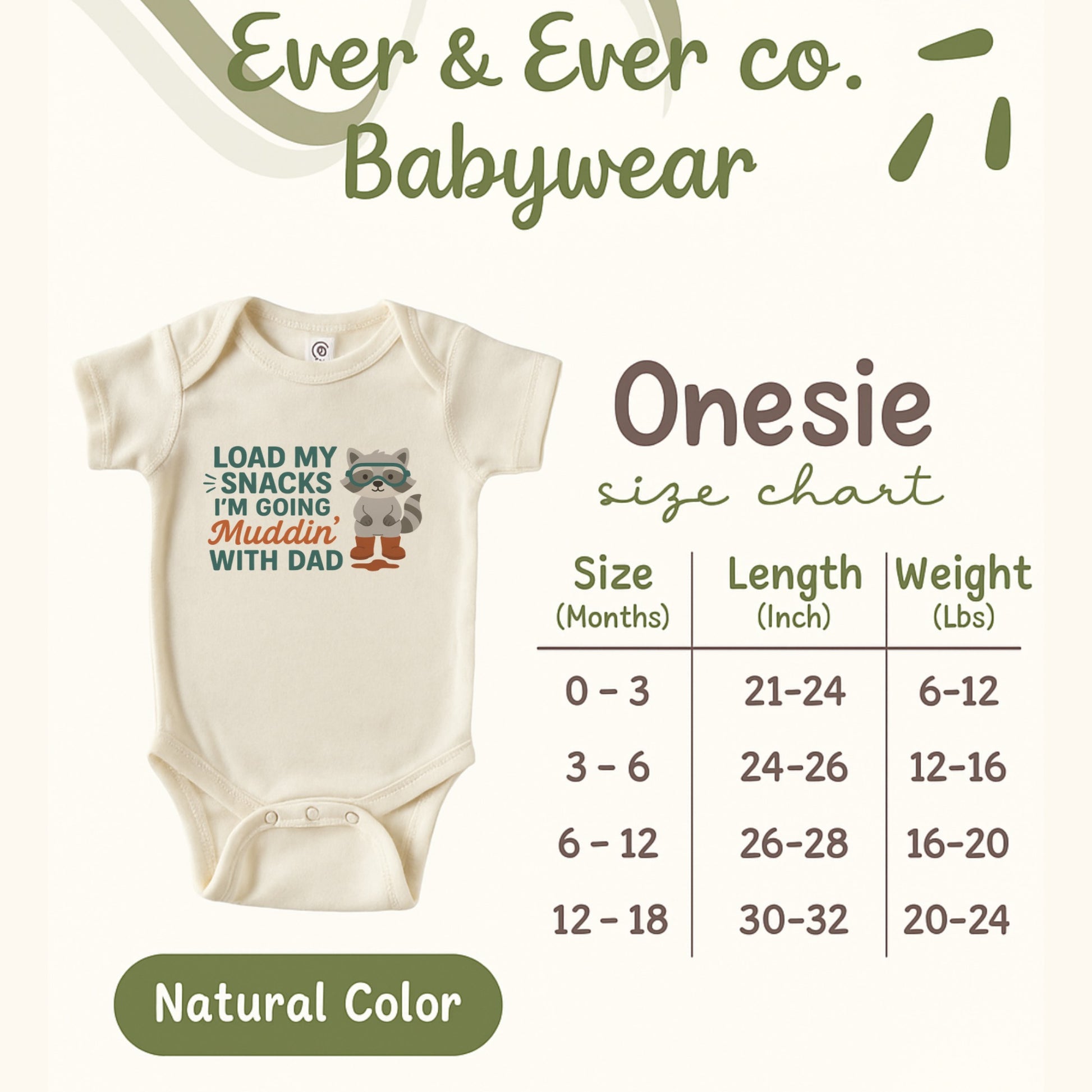 Muddi'n With Dad Fun Baby Onesie Babywear product