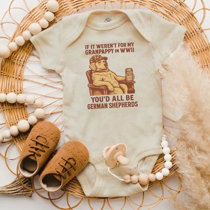 Funny WWII Grandpa German Shepherds Baby Onesie product