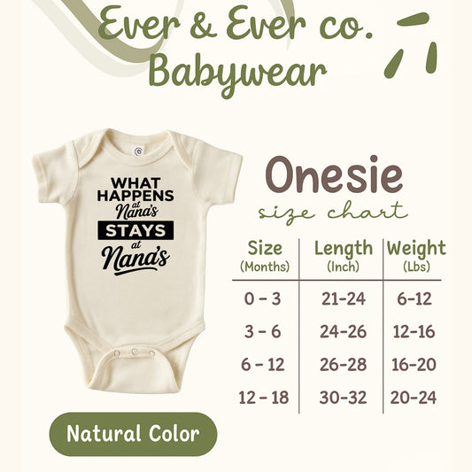 What Happens at Nanas Stays at Nanas Onesie product