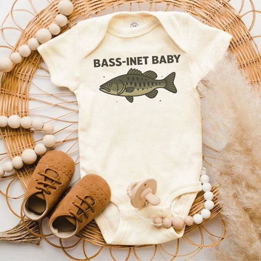 Bass-Inet Baby One Piece Bodysuit Funny Baby product