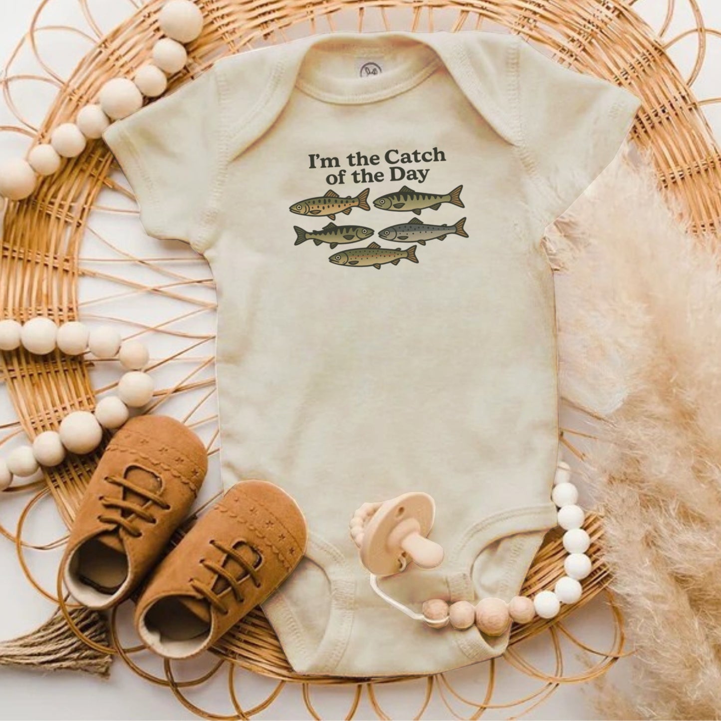 I'm the Catch of the Day Baby Onesie product