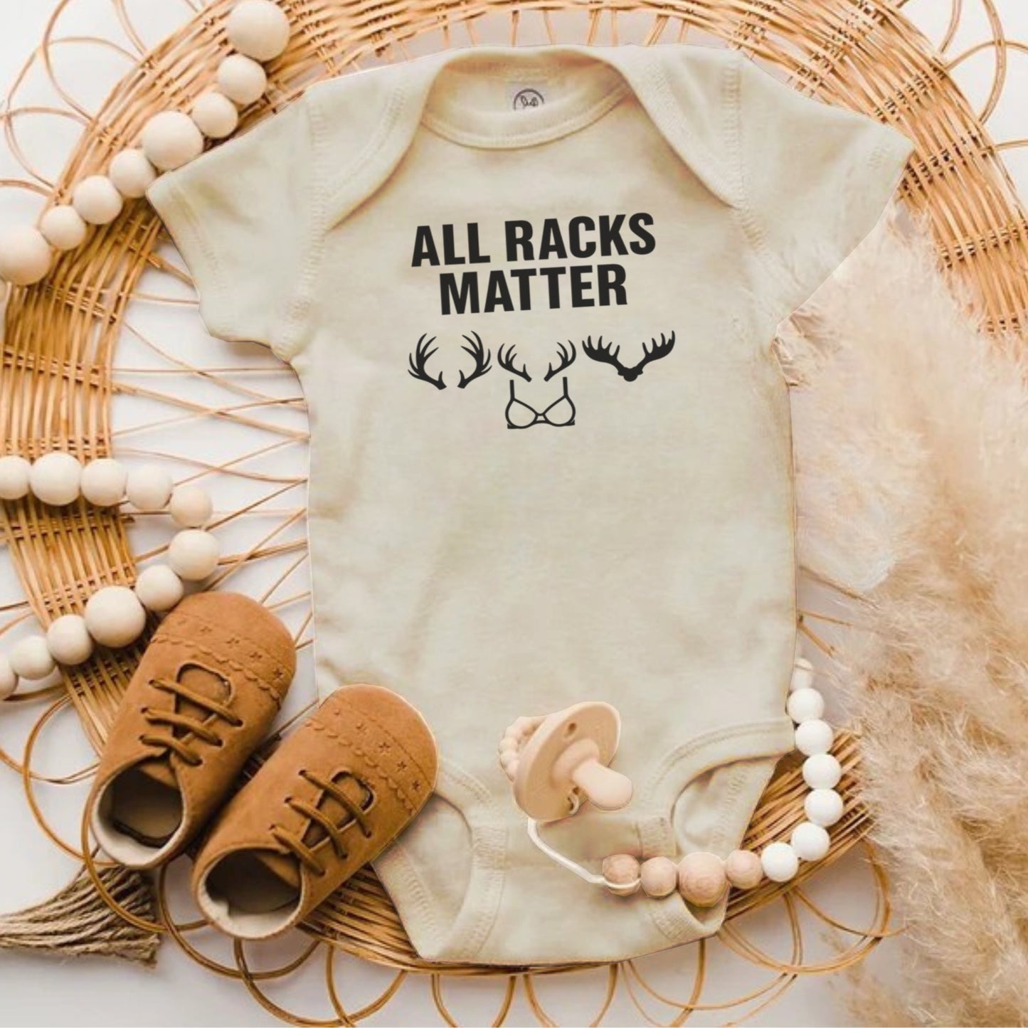 All Racks Matter Graphic Bodysuit Baby Product