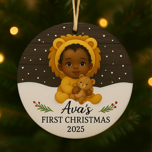 Ava's First Christmas 2025 Ornament product type