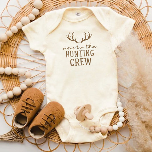 New To The Hunting Crew Baby Bodysuit product type