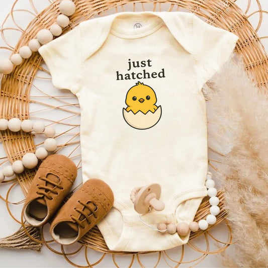 Adorable Just Hatched Newborn Baby Bodysuit product type