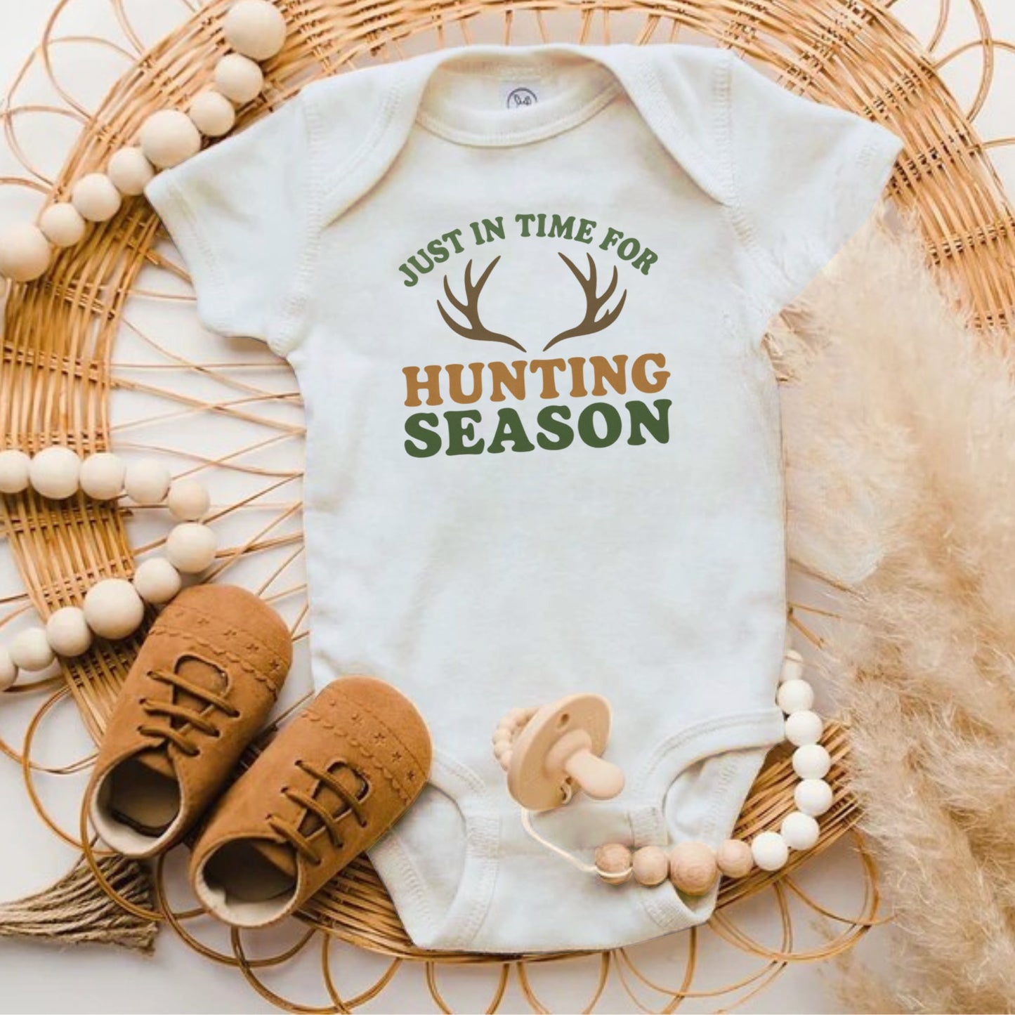 Just In Time For Hunting Season Baby Onesie product