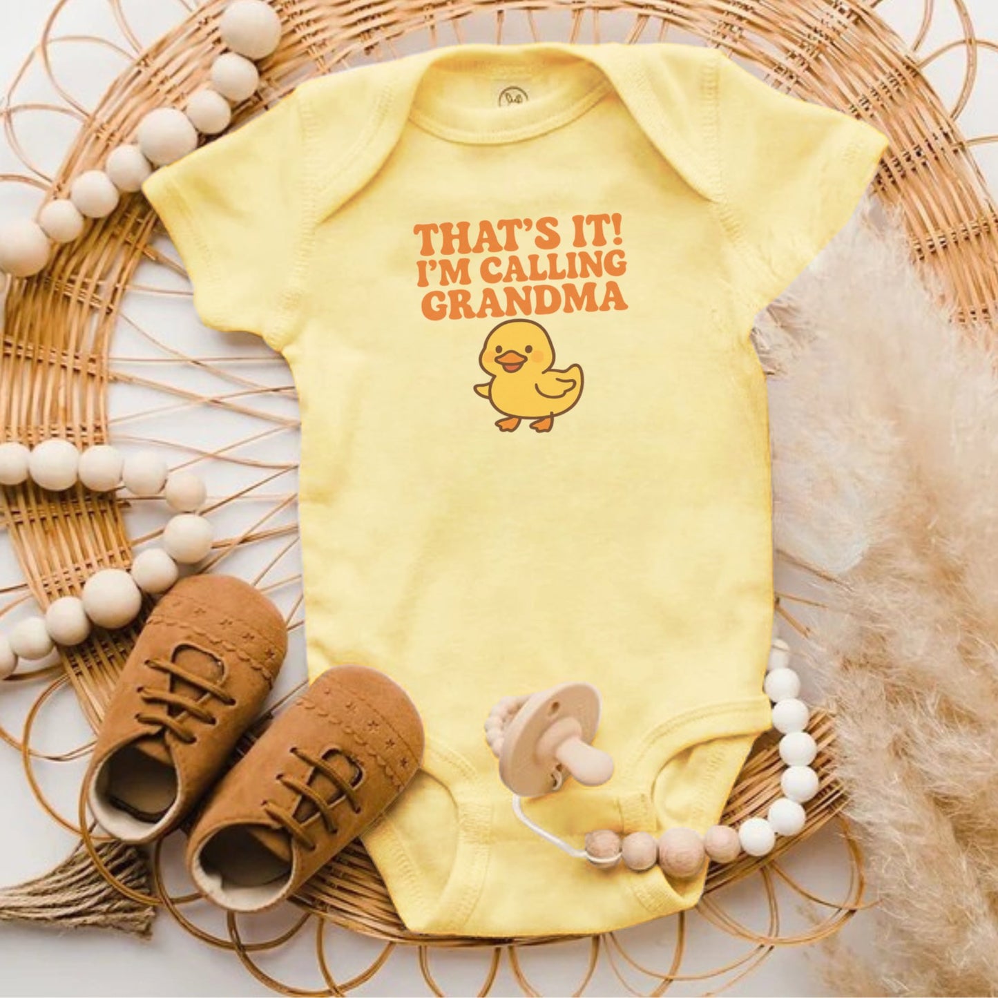 That's It I'm Calling Grandma Cute Baby Onesie product type