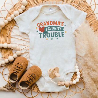 Grandma's Favorite Trouble Baby Onesie product
