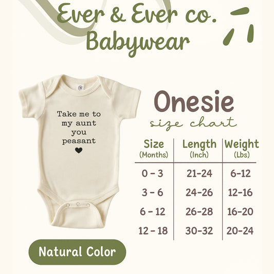 Take me to my aunt you peasant onesie product type