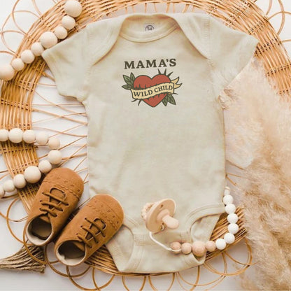 MAMA'S WILD CHILD Graphic Printed Bodysuit product type
